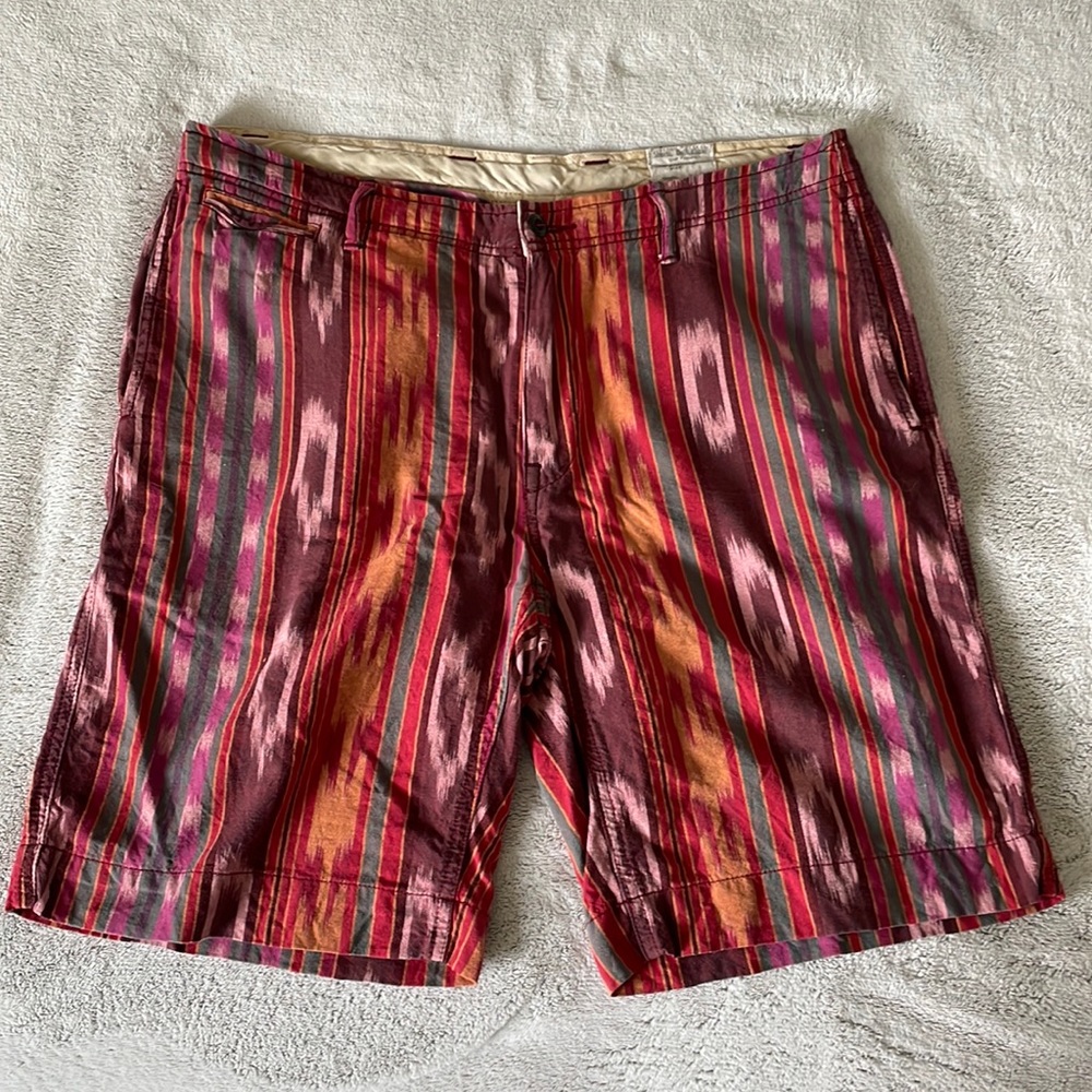 Rare Polo by Ralph Lauren Aztec Bohemian Vintage Shorts Men’s Size 34